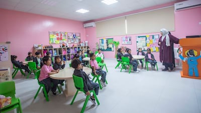 lslamiya English School has 2,150 pupils of 27 nationalities. Photo: Ruel Pableo for The National