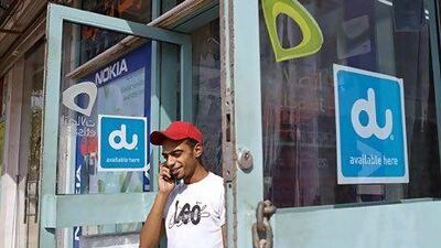 The liberalisation of the telecommunications market was expected to prompt greater competition between the two telecoms companies. Philip Cheung / The National