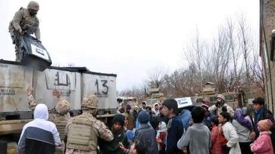 The UAE Armed Forces distribute aid to the people of Afghanistan, who find it easier to trust fellow Muslims than western troops.