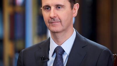 Syrian president Bashar Al Assad is pictured here in Damascus on September 26, 2013. Handout via Reuters / File Photo / Sana