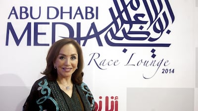 Ahlam, a writer, is a guest of the Abu Dhabi Media Racing Lounge and yacht in Yas Marina during the Etihad Airways Formula One Abu Dhabi Grand Prix.