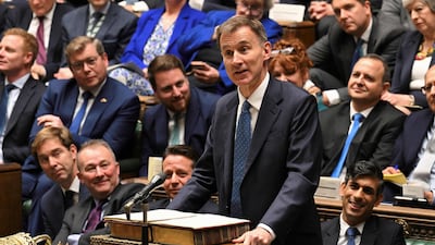 Jeremy Hunt said he heard from Jewish people who were afraid to leave their homes during the rallies. UK Parliament / AFP