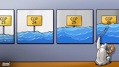 Our cartoonist Shadi Ghanim's take on the climate crisis