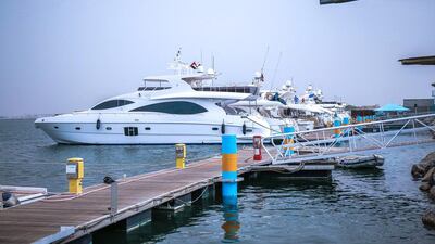 Superyachts are readied for delivery to their respective wealthy owners.