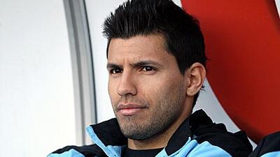 Sergio Aguero's family have struggled in England.