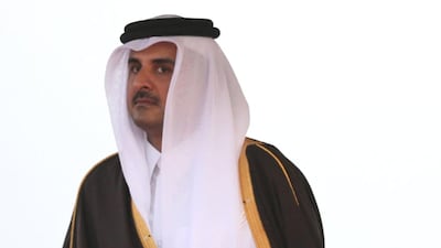 Qatar's Emir Sheikh Tamim. / AFP PHOTO /