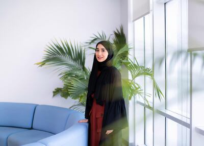 Fatima Abdul Rahman, Tanfeeth’s chief human resources officer, is eager to foster an inclusive atmosphere at Tanfeeth. Reem Mohammed/The National