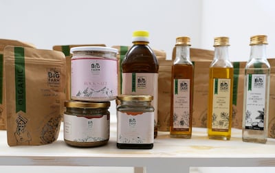 Some of the organic products of Big Farm Brothers. Pawan Singh / The National