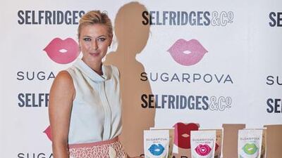 Maria Sharapova seems to mixing sport with business effortlessly. Will Oliver / AFP