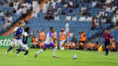 Al Ain crashed out of the Asian Champions League quarter-final, losing 3-0 to Gulf rivals Al Hilal. Credit Al Ain Football Club