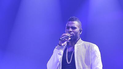 Jason Derulo performed on the first night of Dubai Music Week. Jeffrey E Biteng / The National