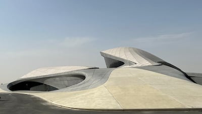 The headquarters of Sharjah waste management operator Beeah was the last project designed by Iraqi architect Zaha Hadid before her death in 2016. All photos: Andrew Scott / The National