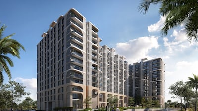 Nouran Living will have several amenities, including a co-working lounge, swimming pool, a dedicated cinema, gym, padel court and running track. Photo: Aldar