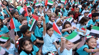 UAE schoolchildren will be joining in with this year's National Day celebrations. Chris Whiteoak / The National