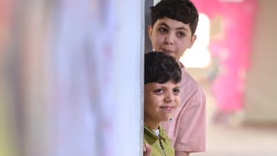 The school is providing a lifeline for children whose education has been disrupted by war