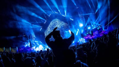 The second day of the MDL Beast festival was held in Riyadh, Saudi Arabia. The 3-day festival, from December 19 to 21 includes Internationally acclaimed DJ acts such as David Guetta and Steve Aoki. Courtesy MDL Beast