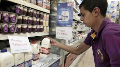 Palestinians say Israel’s dairy and meats ban over health concerns is a move to gain market share in East Jerusalem. Ahmad Gharabli / AFP