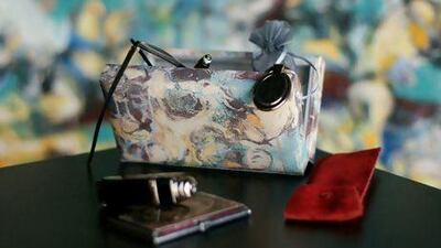 Full Spectrum is a collaboration between the handbag designer Piecco Pang and the painter Antoinette Wysocki. Courtesy Pro Art Gallery