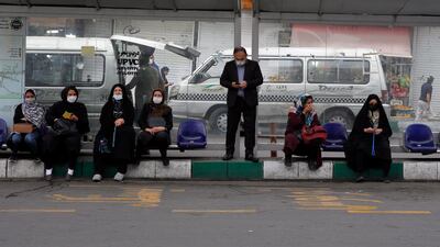 Strikes by bus drivers in Tehran seeking a 10 per cent wage increase brought parts of the city to a standstill on Monday. EPA