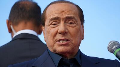 Mr Berlusconi was tested for the virus after going on holiday to Sardinia, which has reported a rise in infections. EPA
