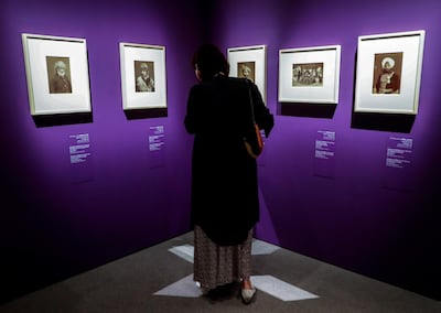 The exhibition runs until July. Victor Besa / The National