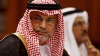 Dr Anwar Gargash, in an undated photo, has recently given an update on the human rights report.