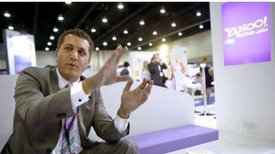 Ahmed Nassef, the vice president and managing director for Yahoo in the Middle East, said job cuts would not be as dramatic here as in some other regions. Sammy Dallal / The National