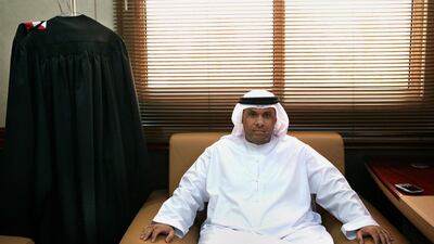 Judge Ahmed Ibrahim, Saif head of the Dubai civil court and former chief of the criminal courts. (Amy Leang/The National)