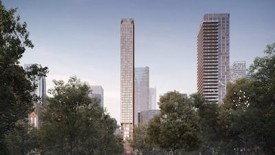 The 'skinny tower' in development on 15 Toronto Street, Toronto, Canada. Photo: BDP Quadrangle