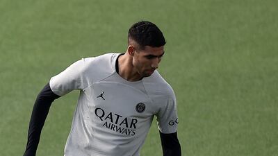PSG defender Achraf Hakimi. AFP