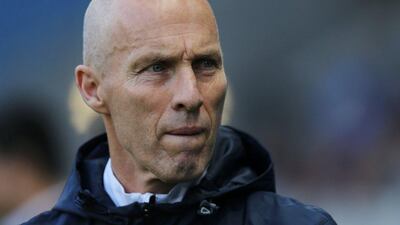 New Swansea City manager Bob Bradley shown earlier this year while still in charge at Le Havre. Charly Triballeau / AFP