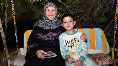 Muneefa with grandson Abdullah Al Khatib, 10, is cherishing another Ramadan in the UAE.