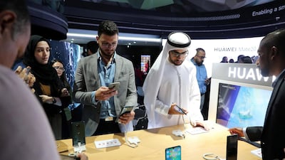 More than half of the global smartphone sales are predicted to be 5G enabled by 2023. Pawan Singh / The National