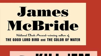 This book cover image released by Spiegel & Grau shows Kill 'Em and Leave: Searching for James Brown and the American Soul, by James McBride. Spiegel & Grau via AP