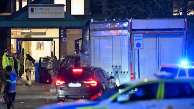 Ten people were killed when a gunman opened fire at an adult education centre in Orebro, Sweden in early February. AFP