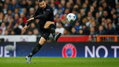 Paris Saint-Germain’s Zlatan Ibrahimovic. Sergio Perez / Reuters