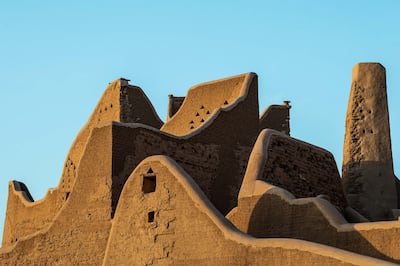 The Unesco World Heritage Site At-Turaif in Ad Diriyah. Photo: Diriyah Gate Development Authority