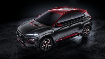 The Hyundai Kona Iron Man Edition. Hyundai