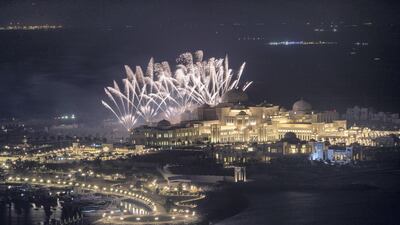 A bird's-eye view of Qasr Al Watan.