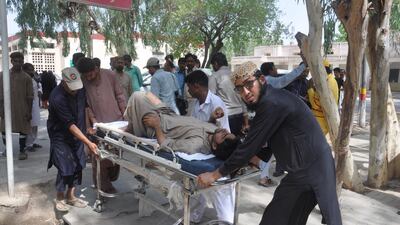 Some of the injured were in critical condition, Pakistani officials said. AP
