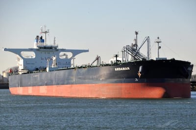 The Mombasa tanker was hit in an Iranian cruise missile attack. Photo: VesselFinder.com