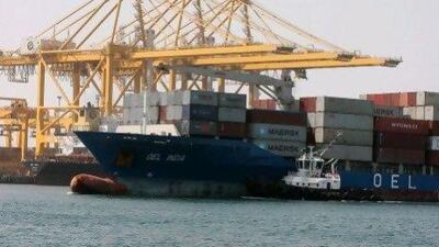Exports from Dubai increased 37 per cent to Dh45 billion.
