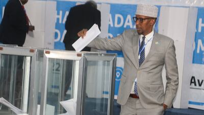 Voting got under way after long delays in the Somalia presidential elections, with 39 registered presidential candidates in the running. EPA
