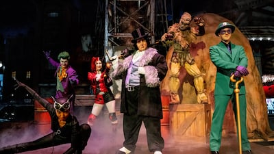 The Penguin and Scarecrow can now both be spotted running amuck in the park’s Gotham City section. Photo: Warner Bros World Abu Dhabi