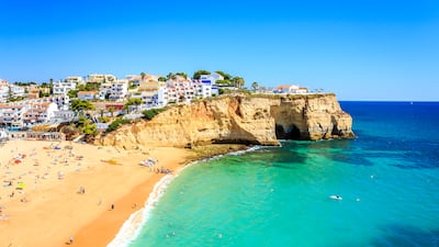 Algarve, Portugal. Algarve comes from the Arabic Al Gharb, meaning The West. Getty Images