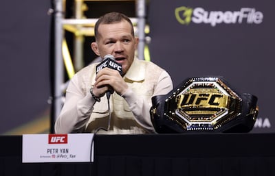 UFC bantamweight champion Petr Yan can expect plenty of support on Saturday. Chris Whiteoak / The National