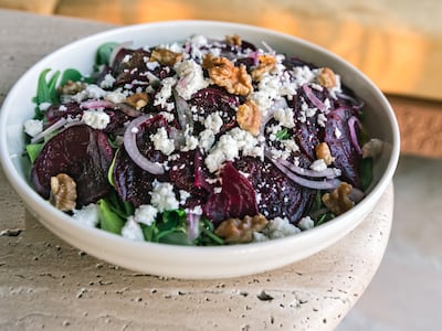 Beet and feta side salad. Photo: Zali