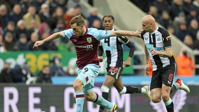 Chris Wood - 5: Big striker provided the usual outlet for Burnley up front but never had sniff of goal up front. Was on the goal line at the other end but couldn’t stop Wilson’s rising shot putting Newcastle in front. PA