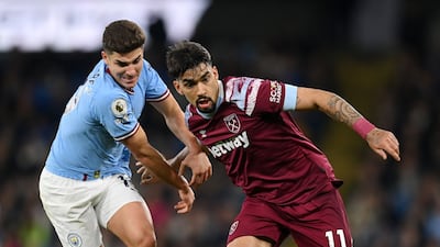 Lucas Paqueta 7: Brazilian produced disciplined performance in midfield alongside Downes. One tremendous moment of skill in second half to leave a City player for dead. Saw late strike on goal saved. Getty