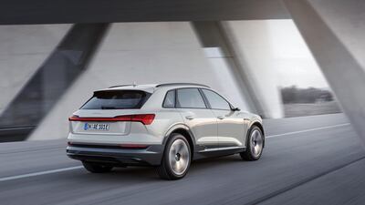The e-tron's battery recovers energy from regenerative braking. Audi